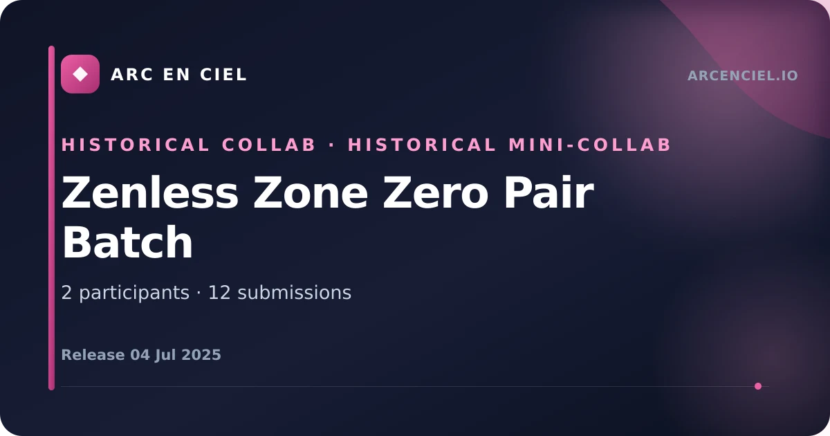 Zenless Zone Zero Pair Batch