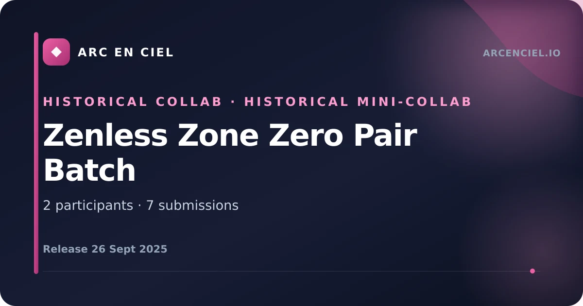 Zenless Zone Zero Pair Batch
