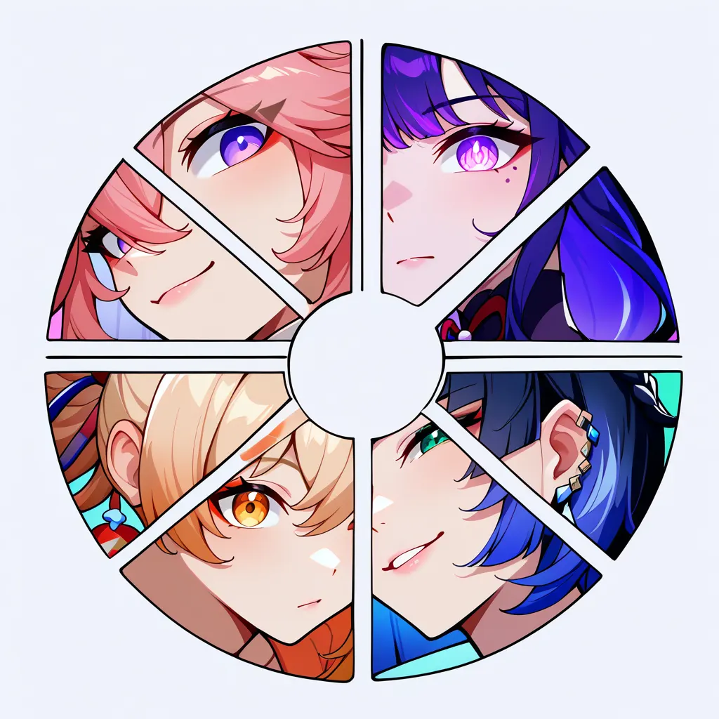 How to Generate Multiple Different Characters, Mix Characters, and/or Minimize Color Contamination | Regional Prompt, Adetailer, and Inpaint - by FallenIncursio