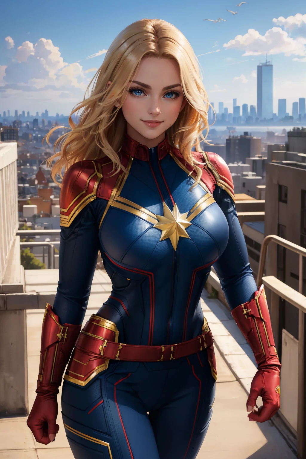 Captain Marvel (Marvel Comics) LoRA - by novowels