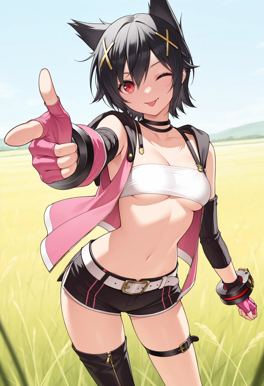 Nana Kozuki / 香月ナナ (God Eater 2) [NoobAI-XL] - by bsinky