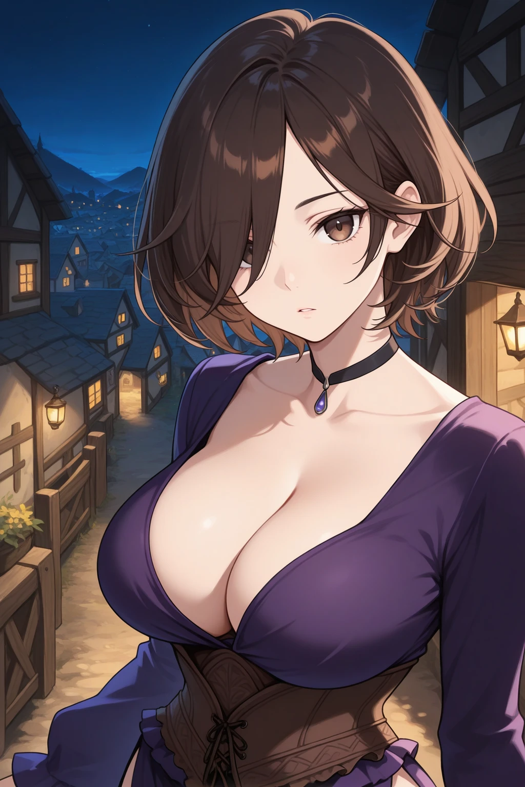 Stable Diffusion image: 1girl, solo - by novowels