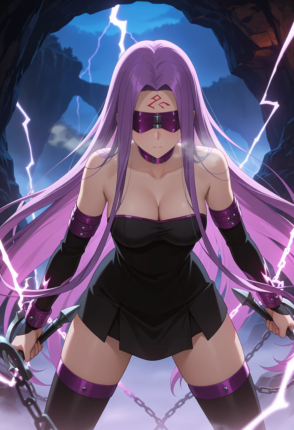 Medusa (Rider) | Illustrious | Fate/Stay Night: Unlimited Blade Works - by LittleJelly