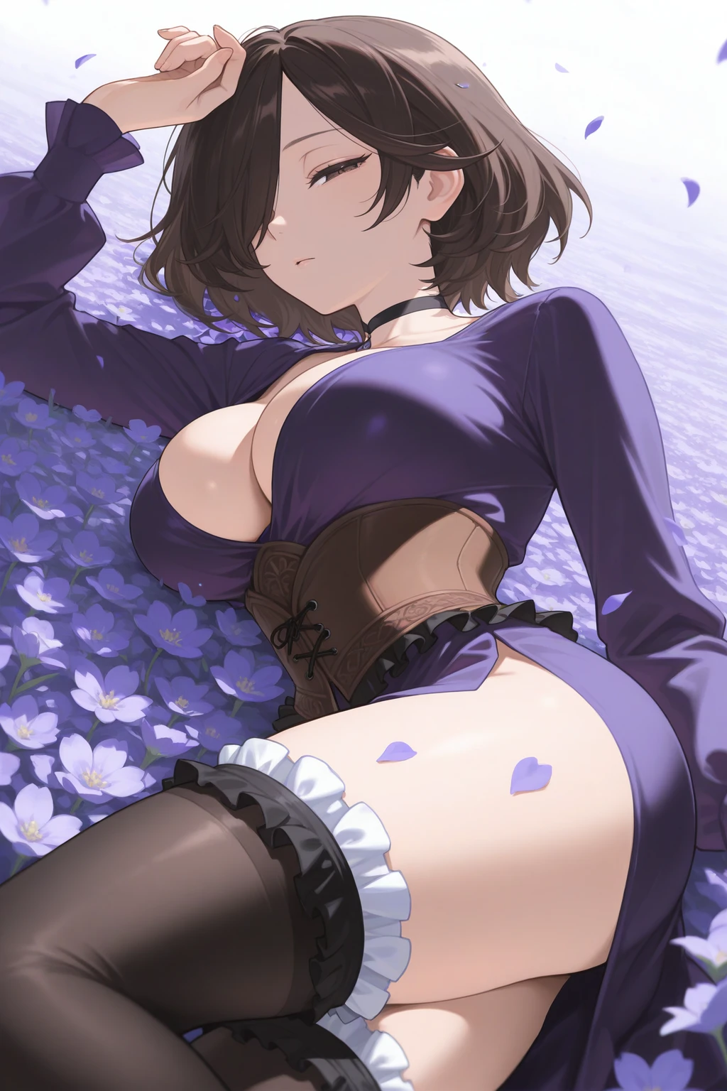 Stable Diffusion image: 1girl, solo - by novowels