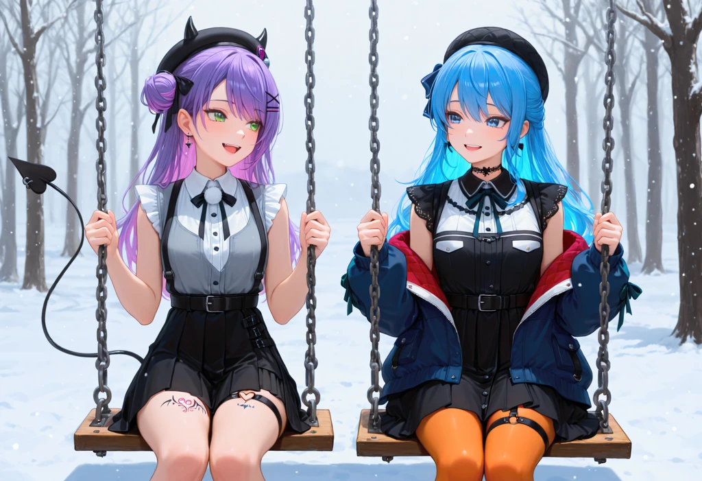 Stable Diffusion image: long hair, blue hair - by Garbo