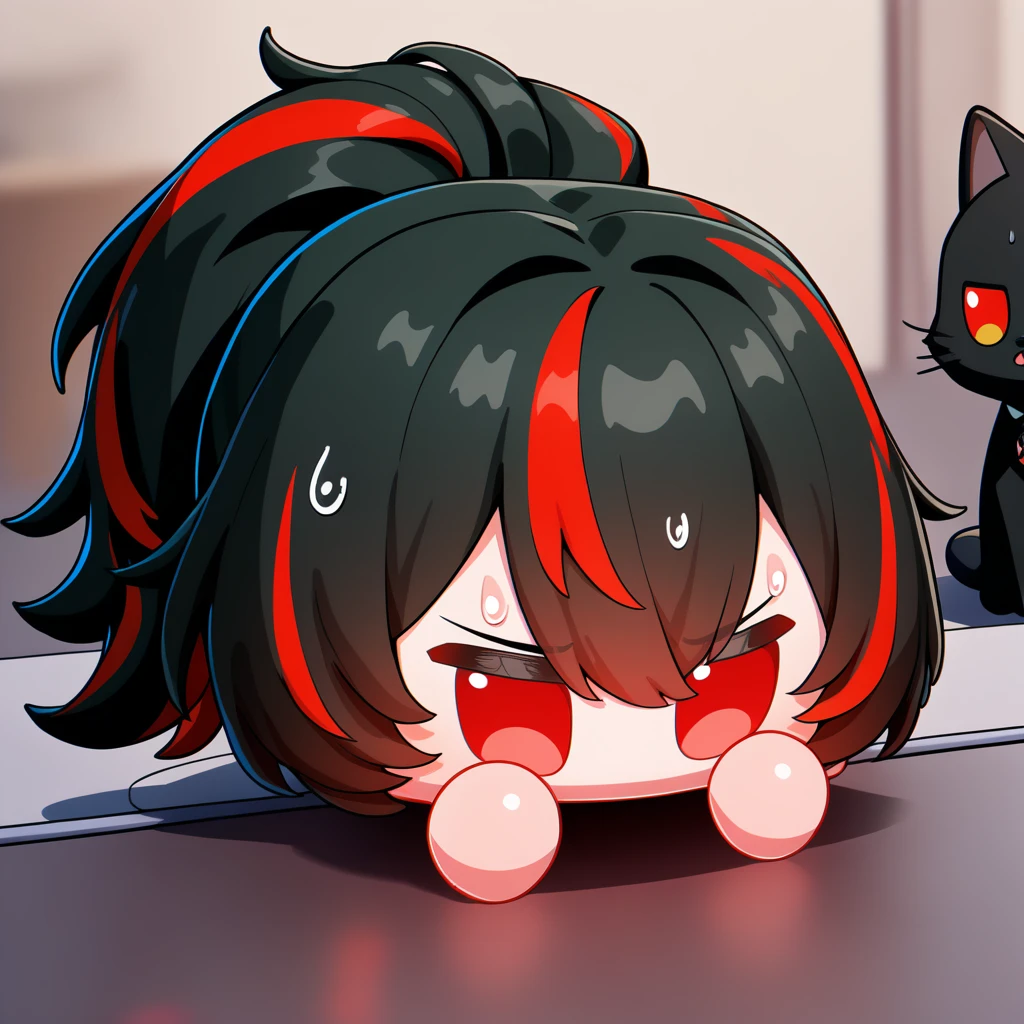 Stable Diffusion image: solo, long hair - by FallenIncursio