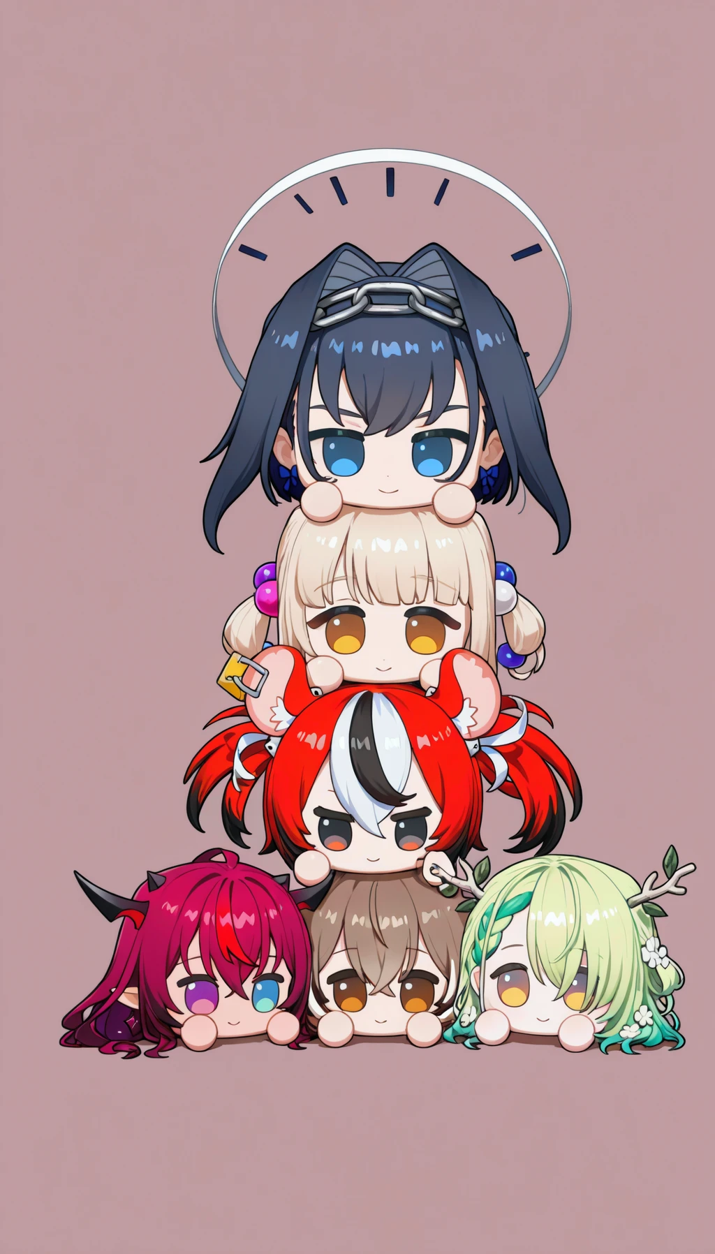 Stable Diffusion image: long hair, animal ears - by Garbo