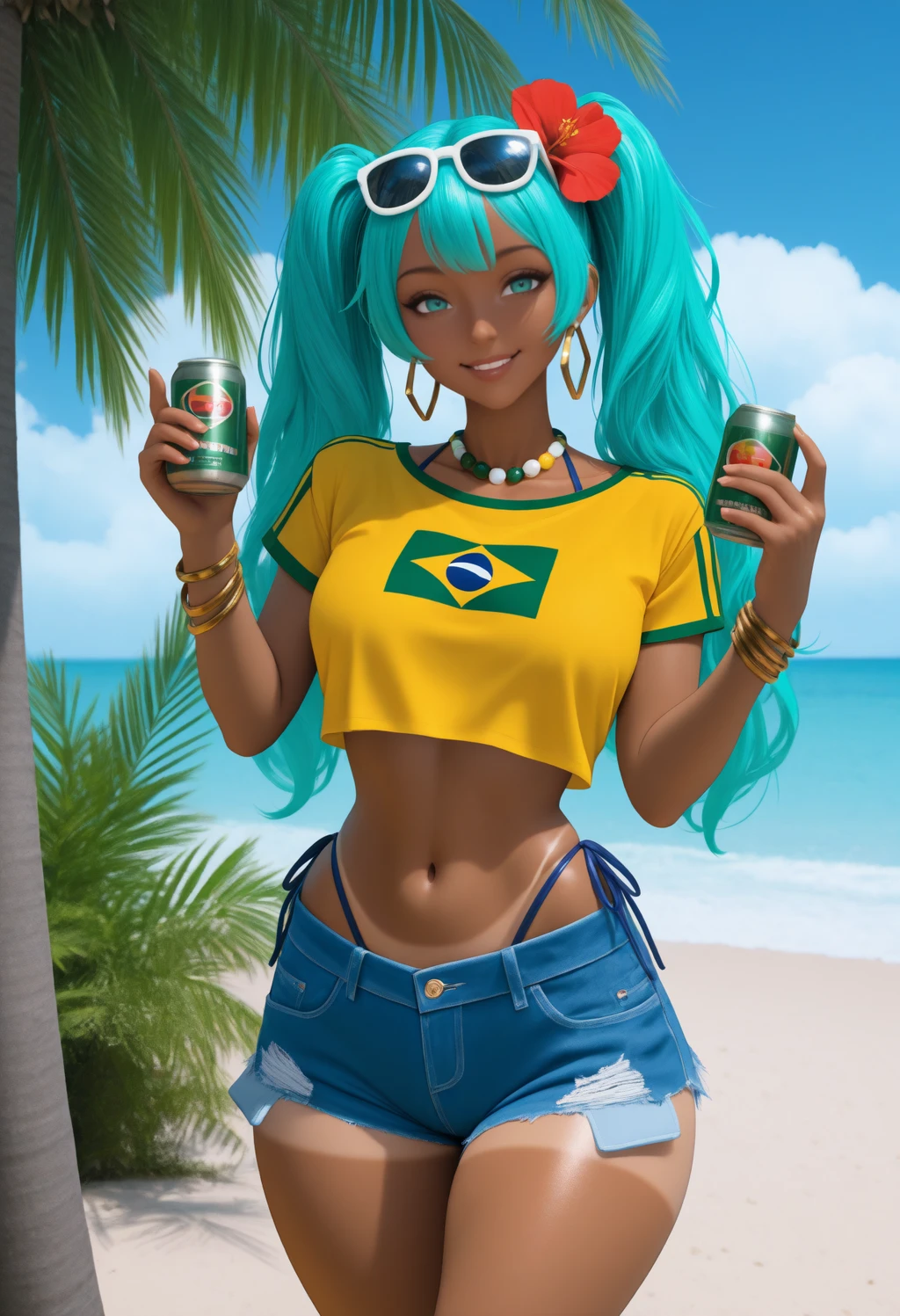 [IllustriousXL v0.1/NoobAI-XL EPS v1.1] Brazilian Miku | Vocaloid - by justTNP