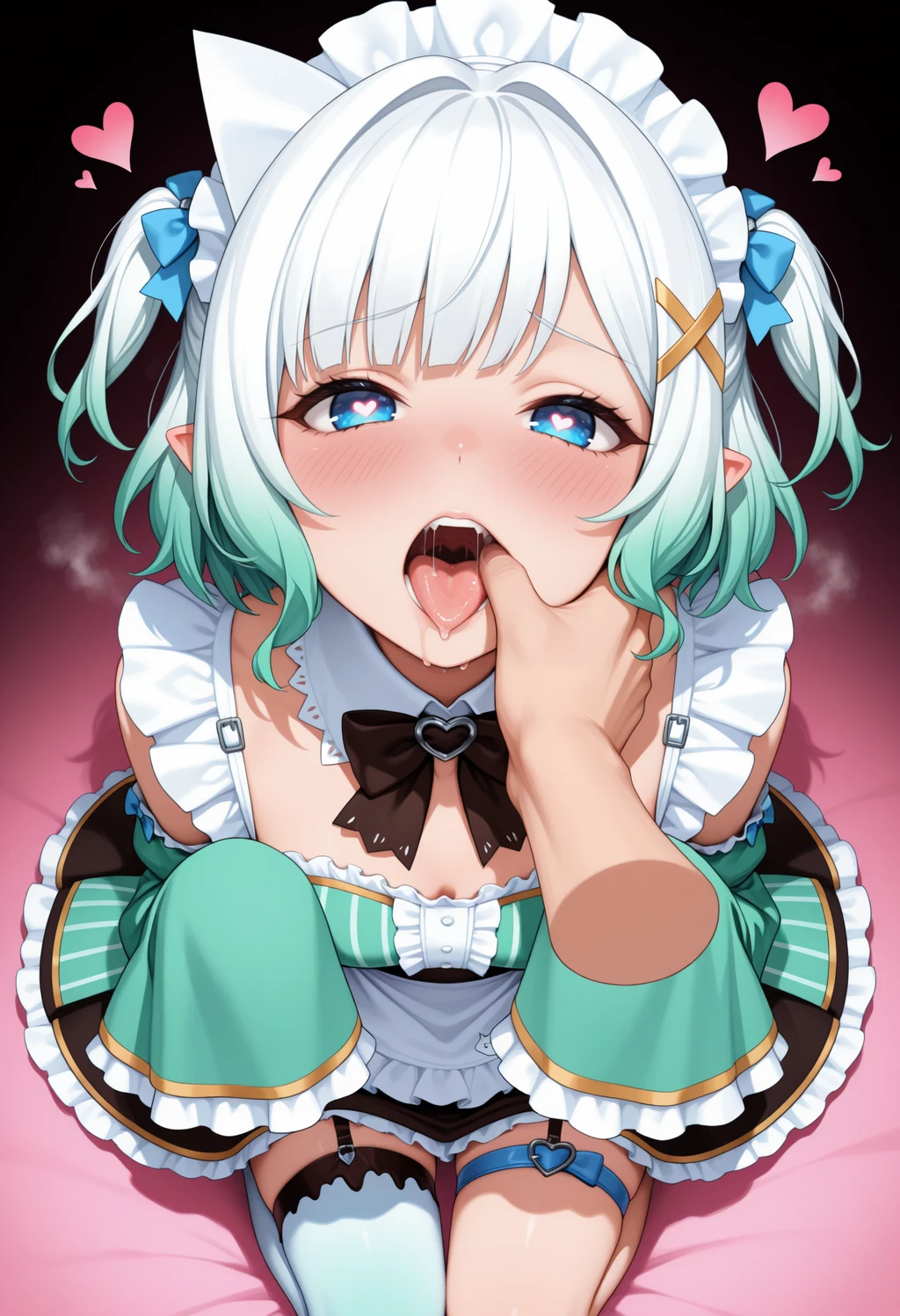 Stable Diffusion image: 1girl, multicolored hair - by ChameleonAI