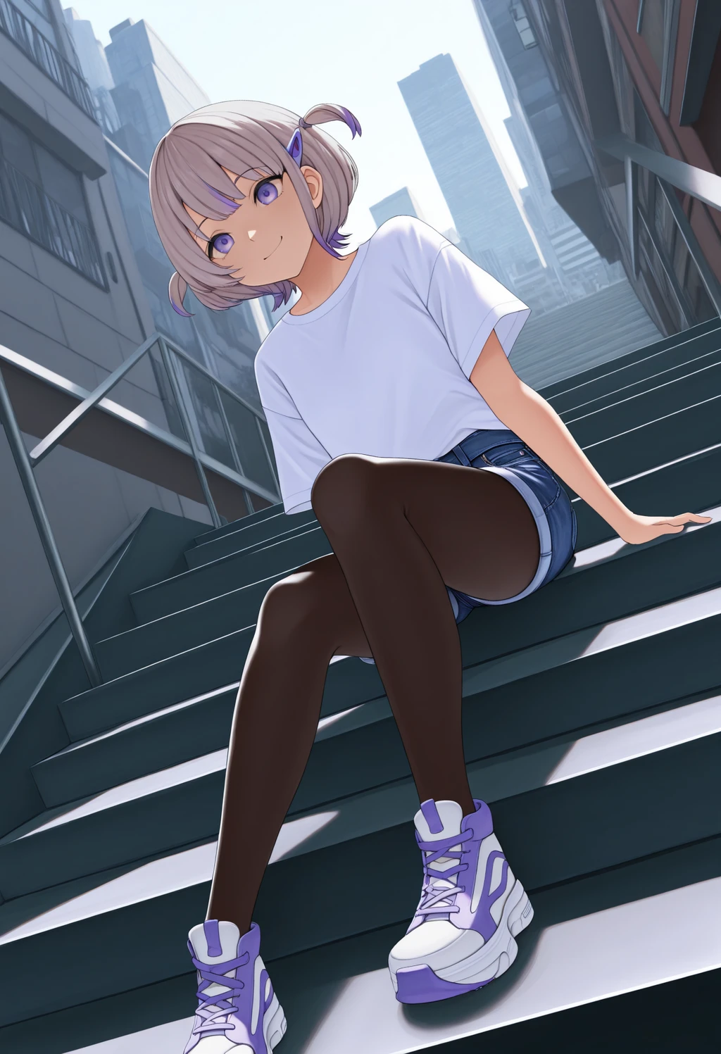 Stable Diffusion image: 1girl, solo - by ChameleonAI