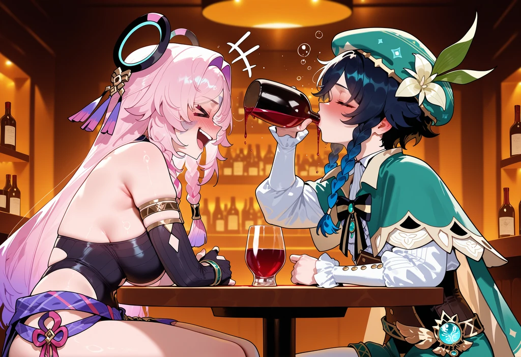 Stable Diffusion image: 1girl, long hair - by FallenIncursio