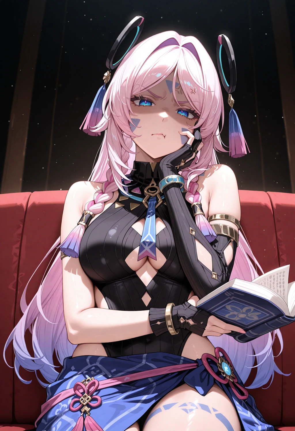 Stable Diffusion image: 1girl, solo - by FallenIncursio