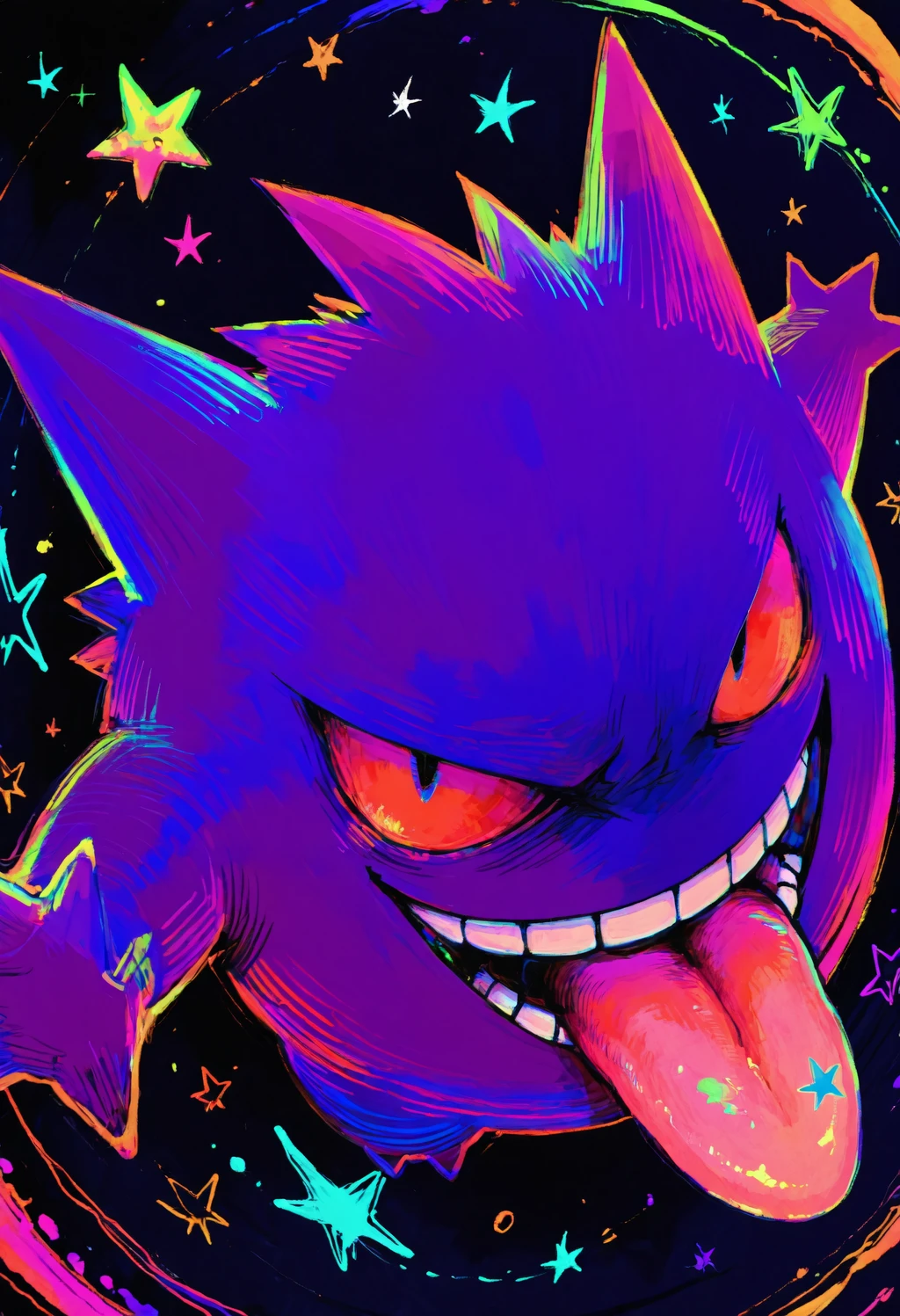 Stable Diffusion image: solo, looking at viewer - by Garbo