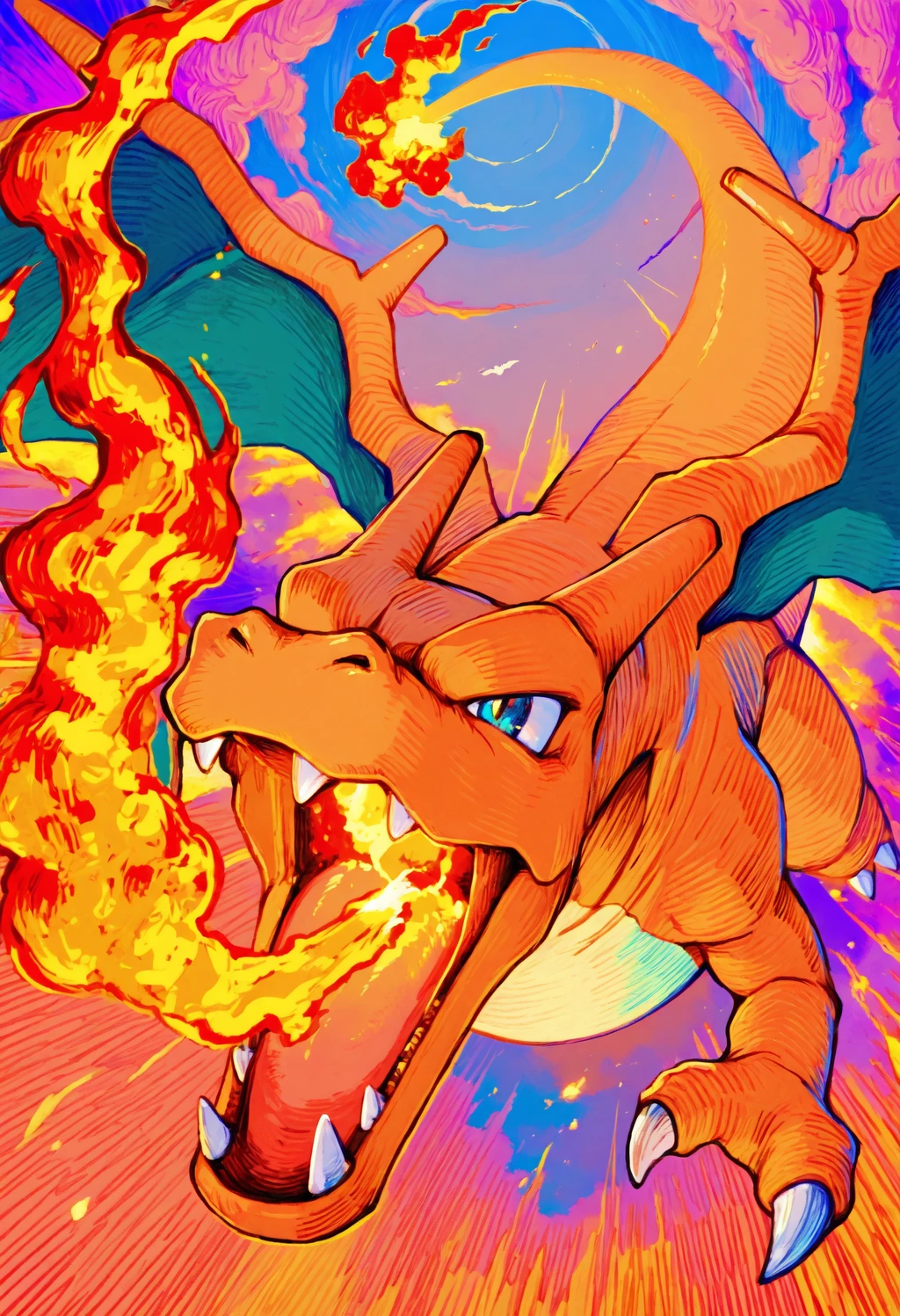 Stable Diffusion image: solo, outdoors - by Garbo