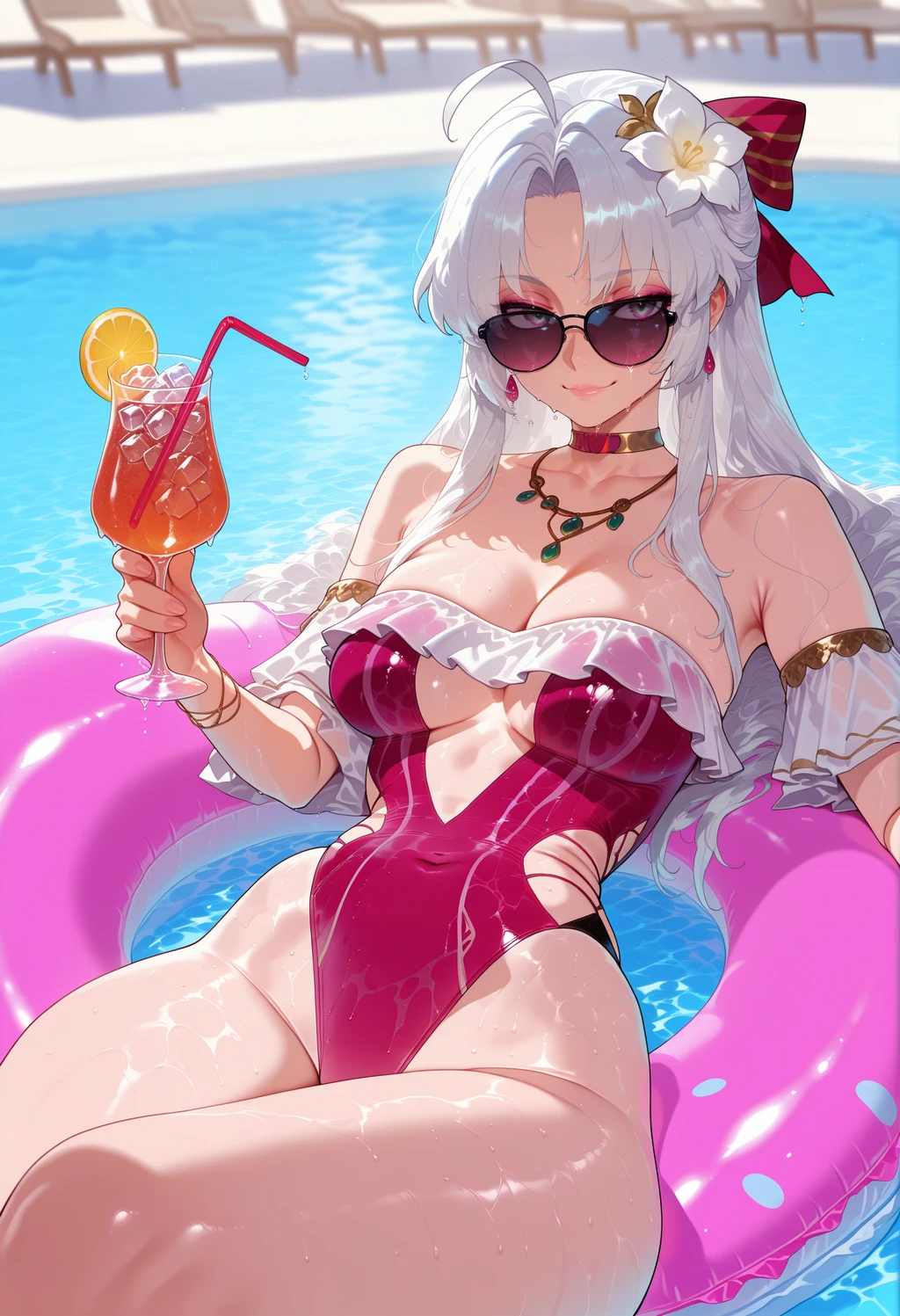 Stable Diffusion image: 1girl, solo - by FallenIncursio