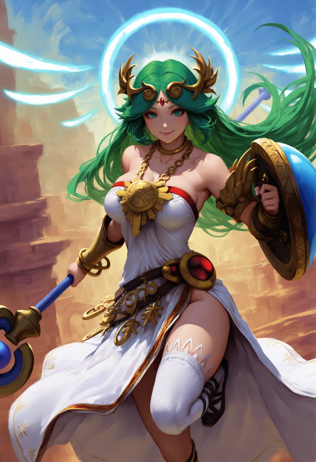 Palutena | Kid Icarus | Character LoRA NoobAI eps 1.1 - by FallenIncursio