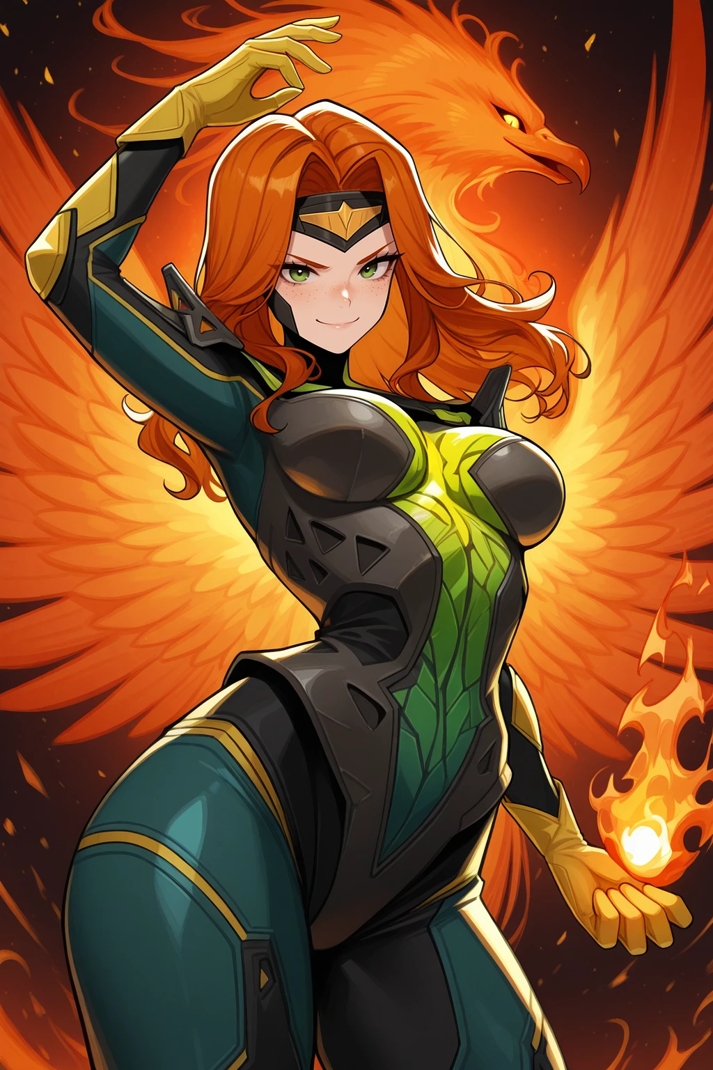 Jean Grey / Phoenix ジーン・グレイ/ フェニックス | Marvel Rivals [IllustriousXL] - by Hoseki