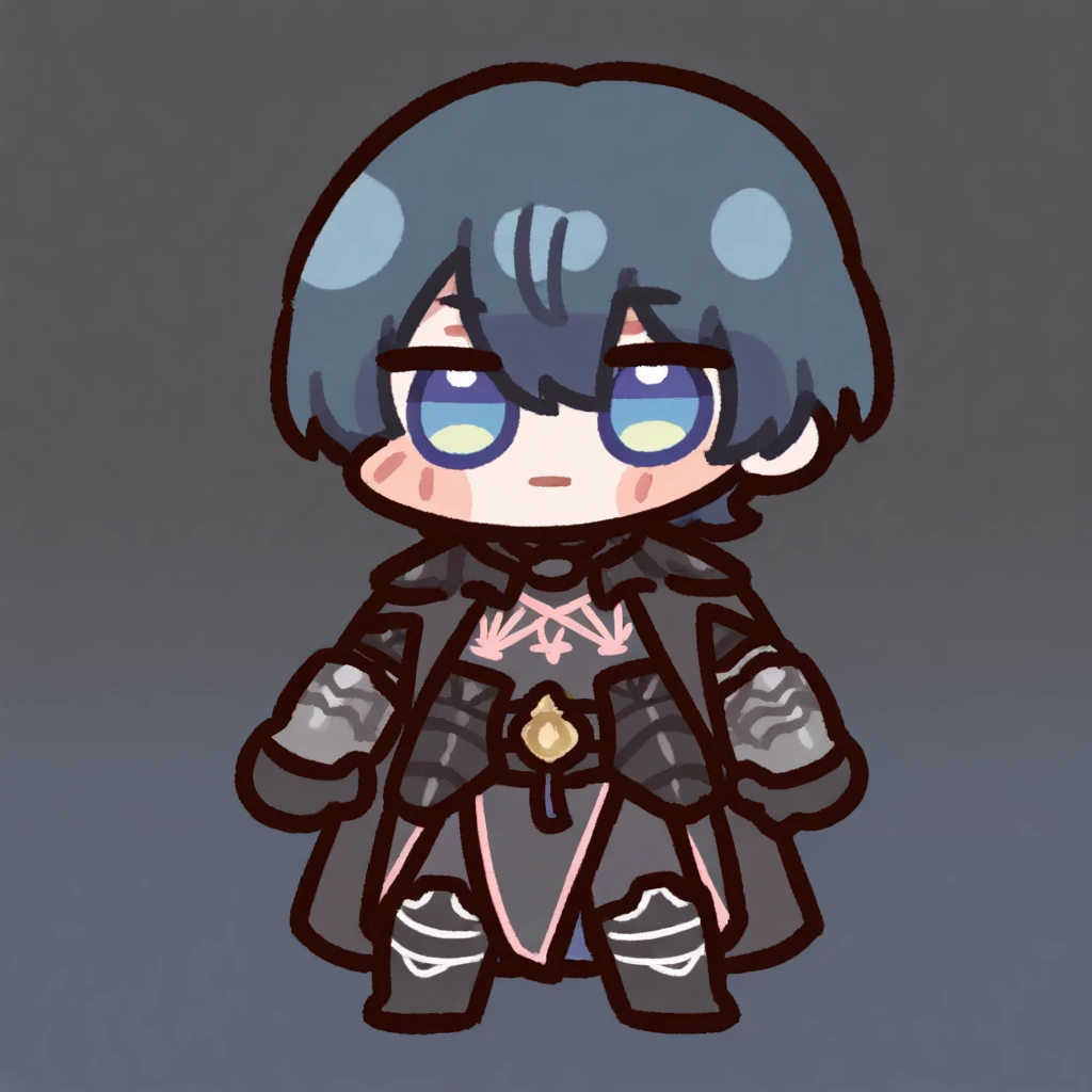 Stable Diffusion image: solo, blue hair - by bsinky