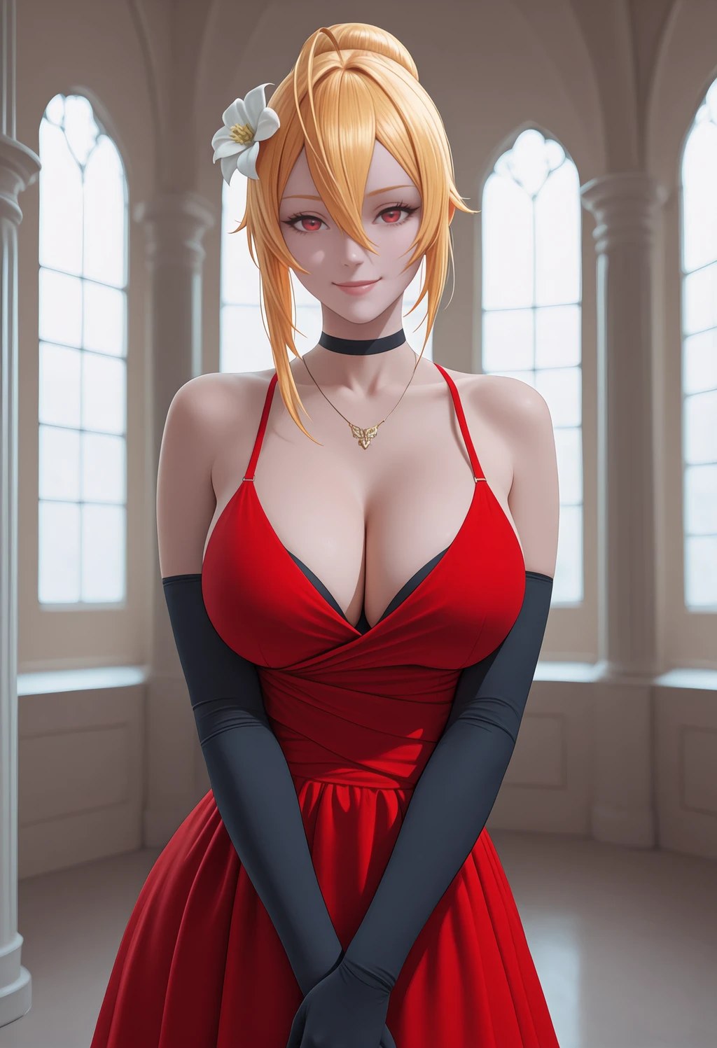 [NoobAI-XL EPS v1.1] Angelica Rapha Redgrave | Trapped in a Dating Sim - by justTNP