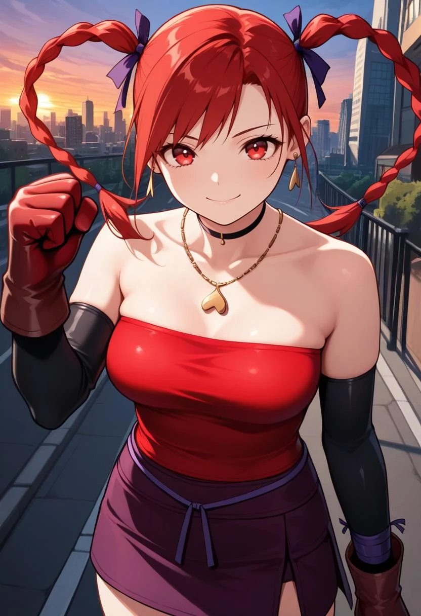 Sumire - Shin Megami Tensei NINE (スミレ、真・女神転生 NINE) - by zetsubousensei_