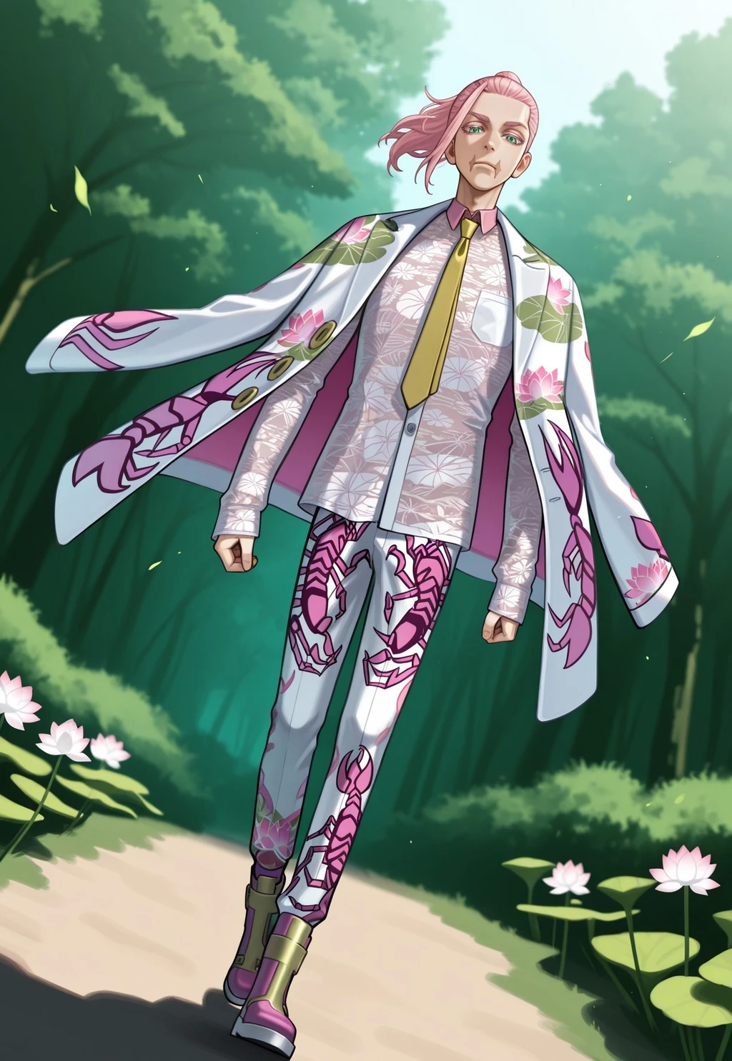 Pink Lotus Scorpion Suit - Clothing - by Xeranah