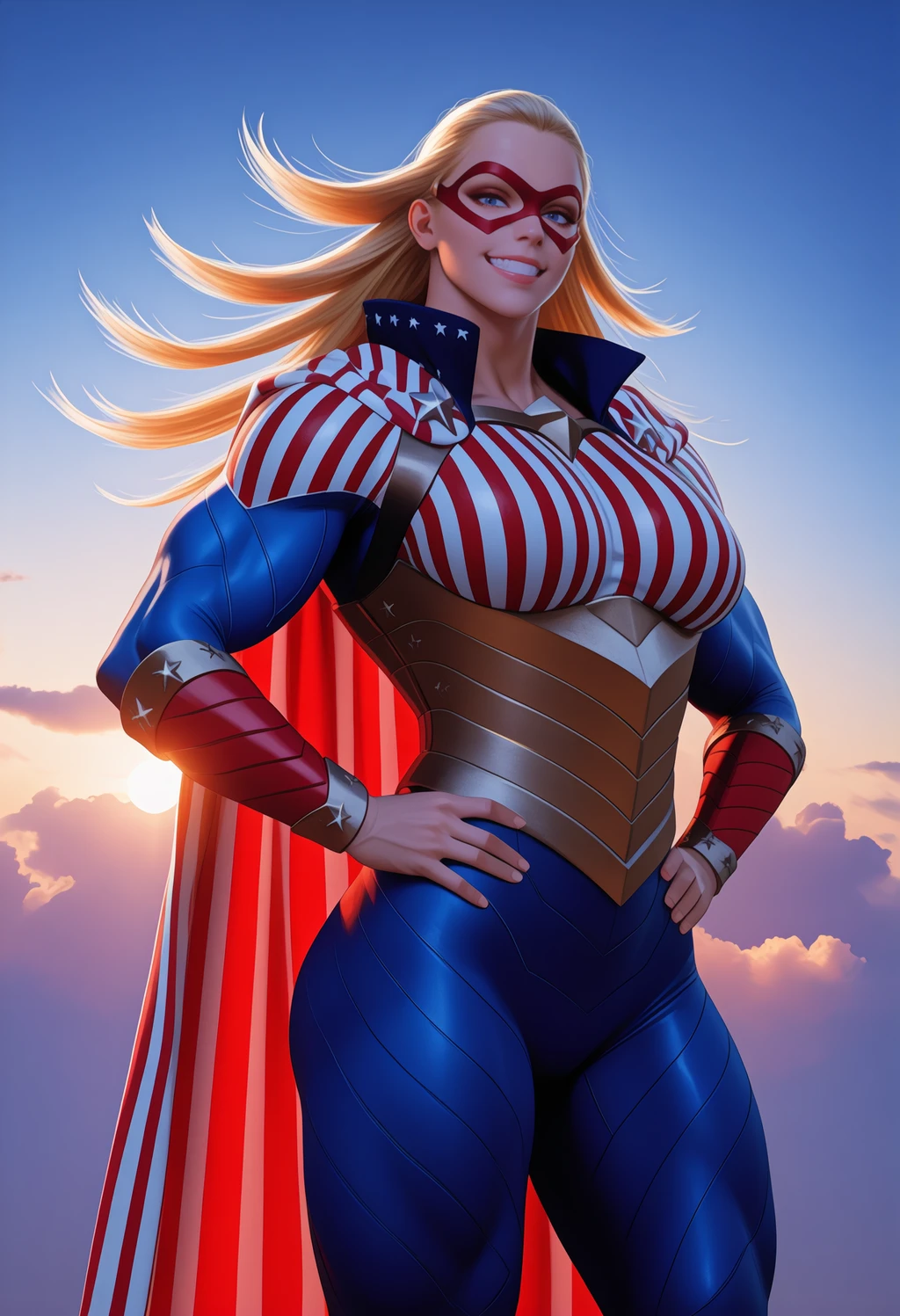 [NoobAI-XL EPS v1.1] Star and Stripe / Cathleen Bate | My Hero Academia - by justTNP