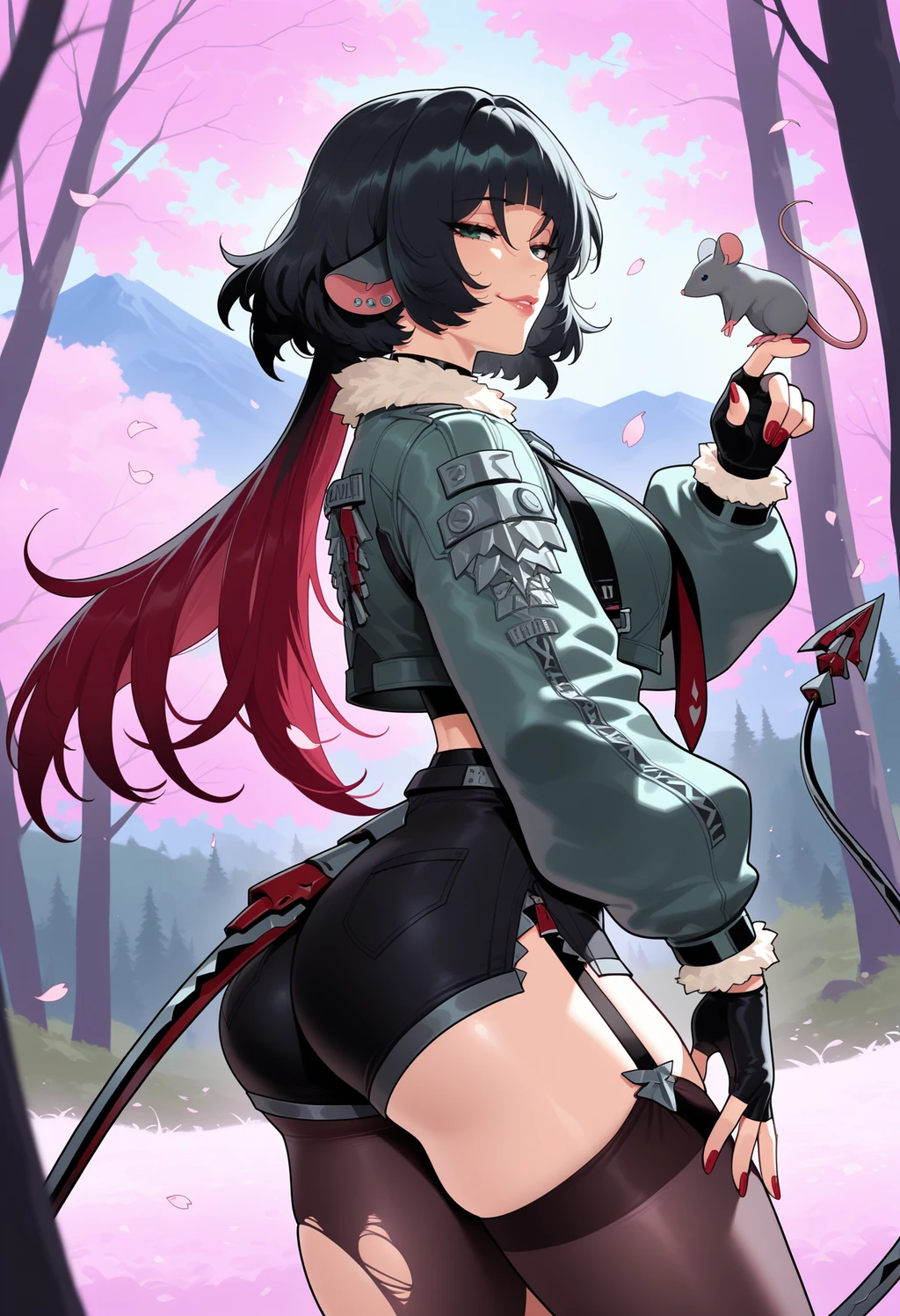 Stable Diffusion image: 1girl, solo - by FallenIncursio