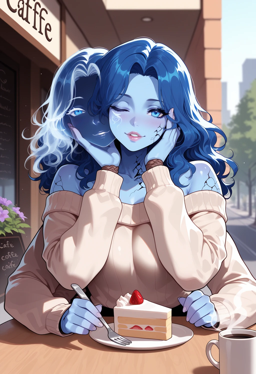 Stable Diffusion image: 1girl, solo - by FallenIncursio