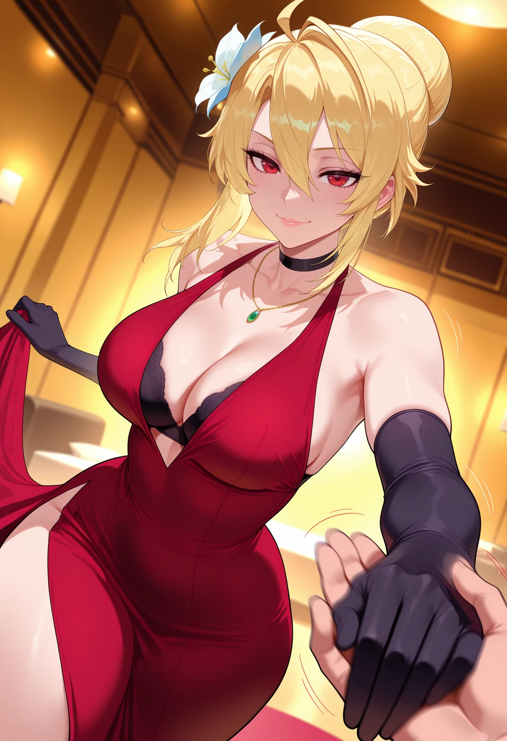 Stable Diffusion image: 1girl, long hair - by FallenIncursio