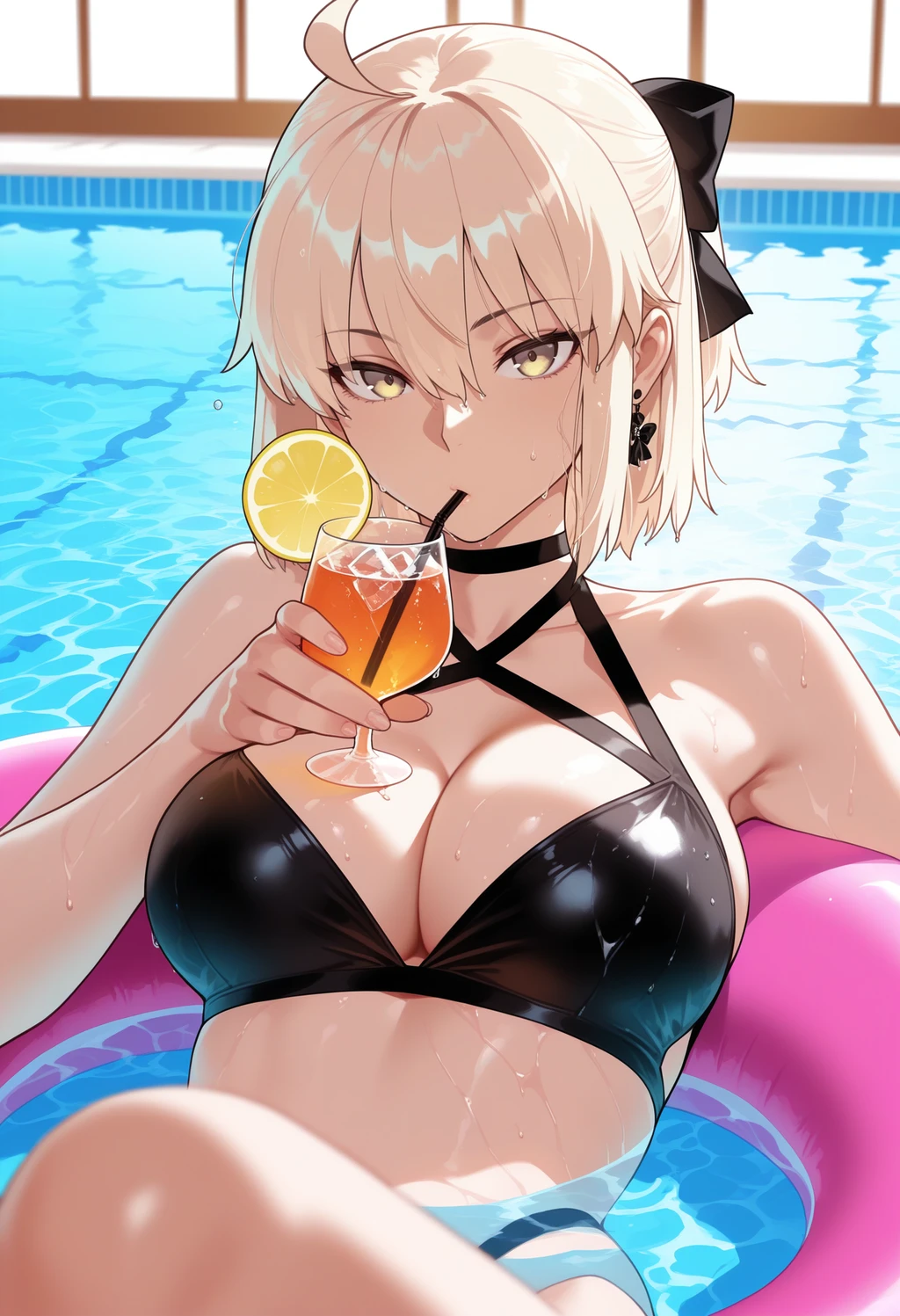 Stable Diffusion image: 1girl, solo - by FallenIncursio