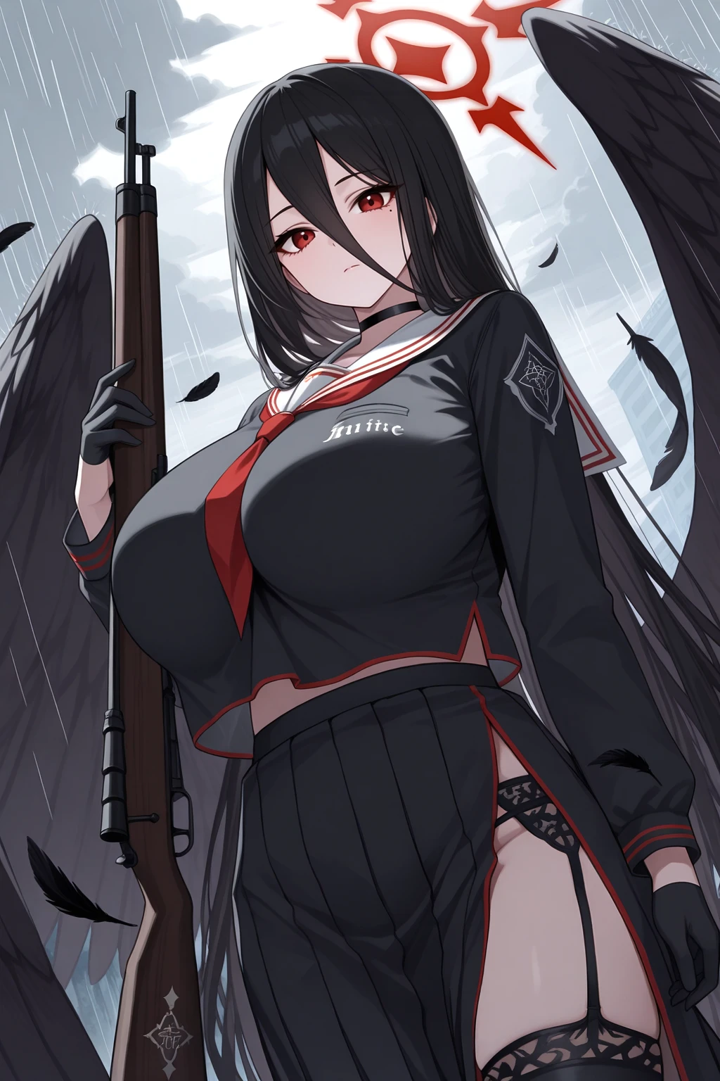 Hasumi Hanekawa 羽川ハスミ | Blue Archive | 3 Outfits [IllustriousXL] - by Hoseki