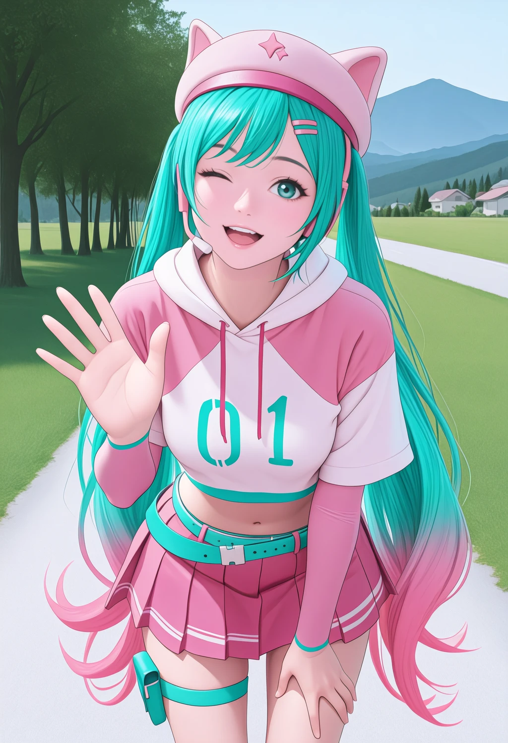 [NoobAI-XL EPS v1.1] Neko Miku | Fortnite - by justTNP