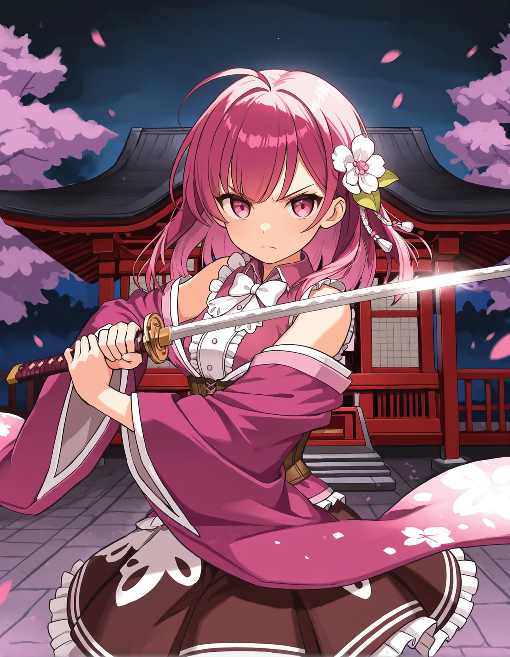 [IL/Pony/SD1] Nanaka Tokiwa (Magia Record: Puella Magi Madoka Magica Side Story) | 常盤 ななか - by Quebick