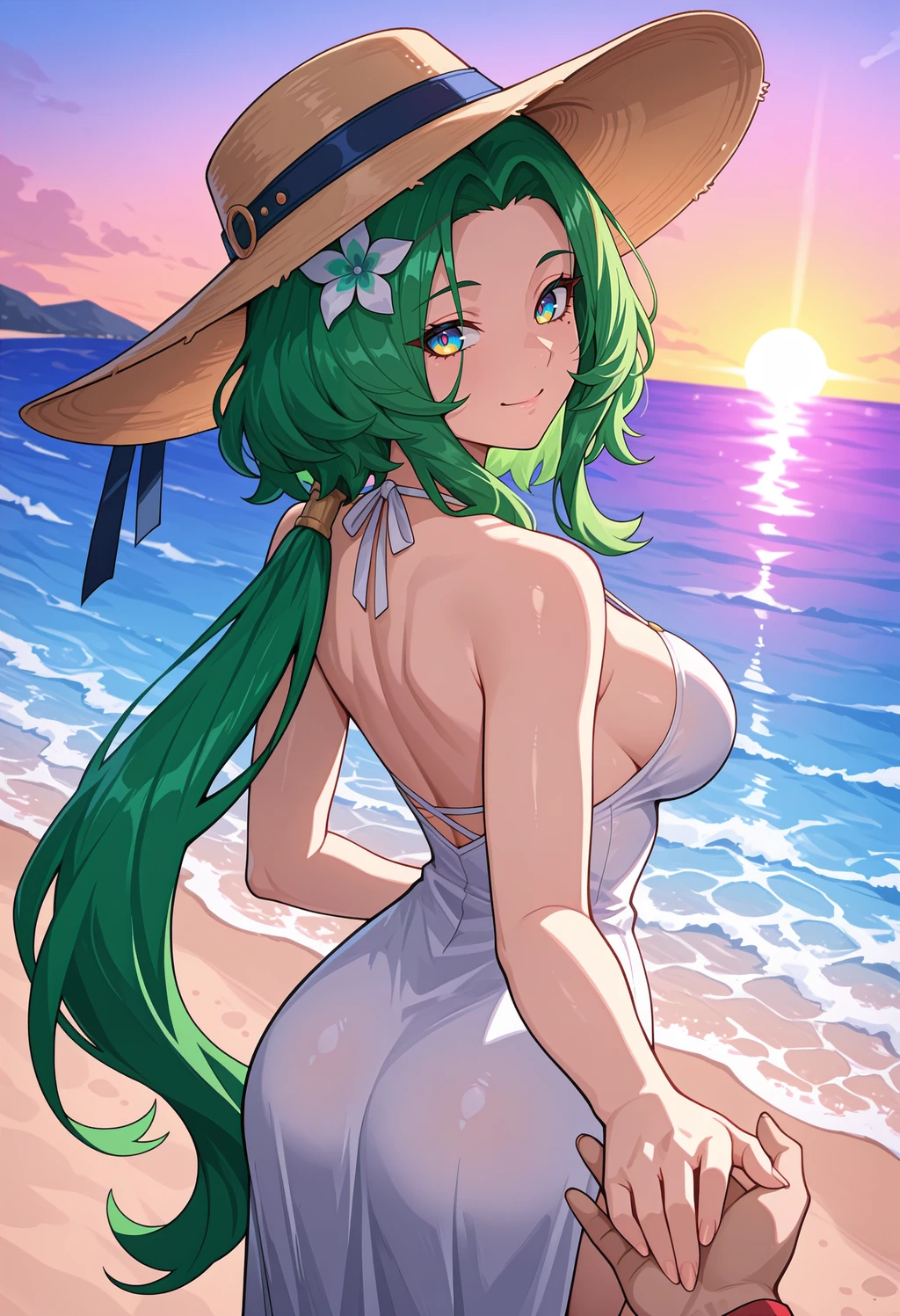 Stable Diffusion image: 1girl, long hair - by NorthSpirit