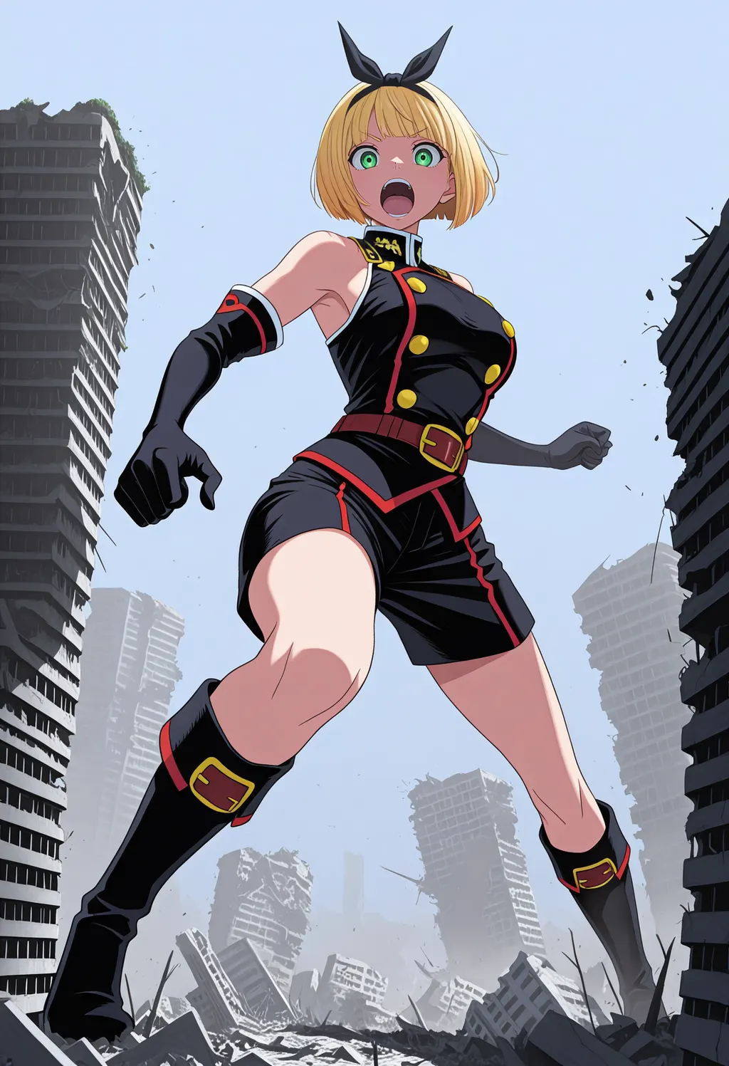 Shushu Suruga | Mato Seihei no Slave | [NoobAI-XL EPS v1.1] - by ChameleonAI