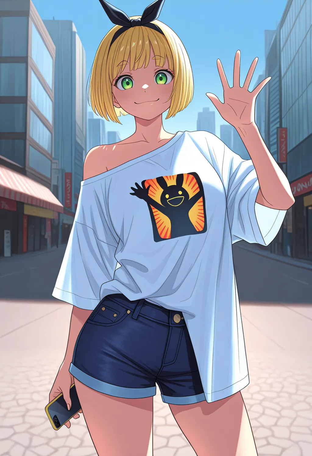 Stable Diffusion image: 1girl, solo - by ChameleonAI