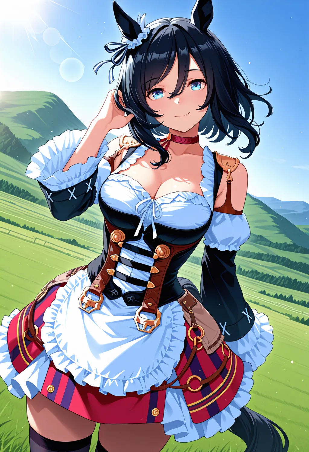 Eishin Flash (5 Outfits) | Umamusume | [NoobAI-XL EPS v1.1] - by ChameleonAI