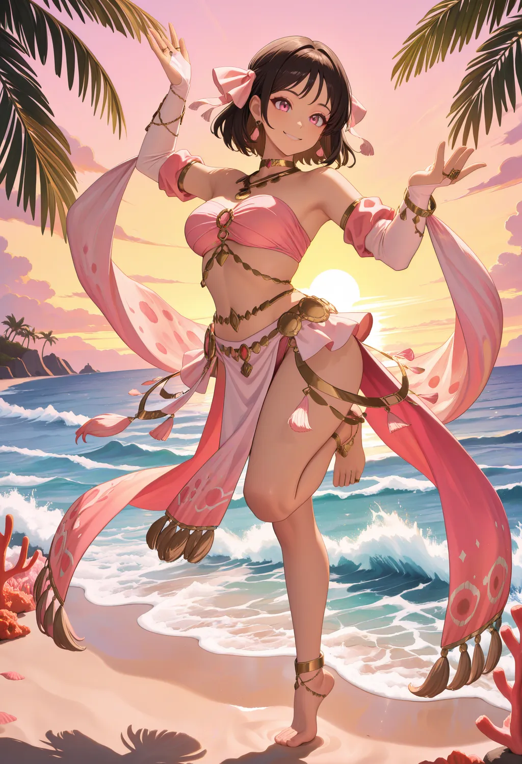 Stable Diffusion image: 1girl, solo - by ArmetDaraco