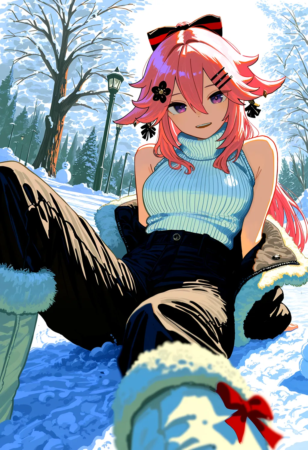 Stable Diffusion image: 1girl, solo - by IceB2