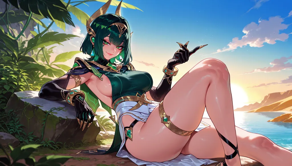 Stable Diffusion image: 1girl, solo - by Balecxi