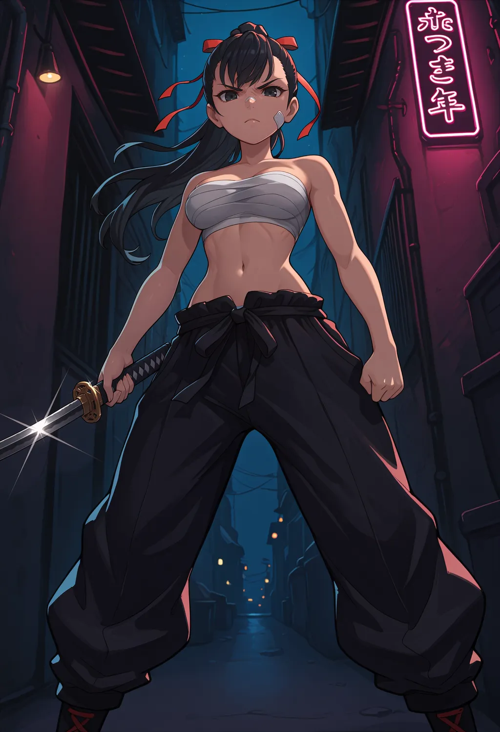 Stable Diffusion image: 1girl, solo - by bsinky