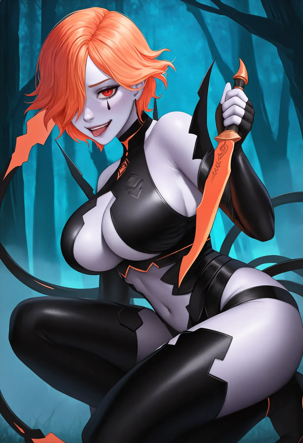 Stable Diffusion image: 1girl, solo - by bsinky