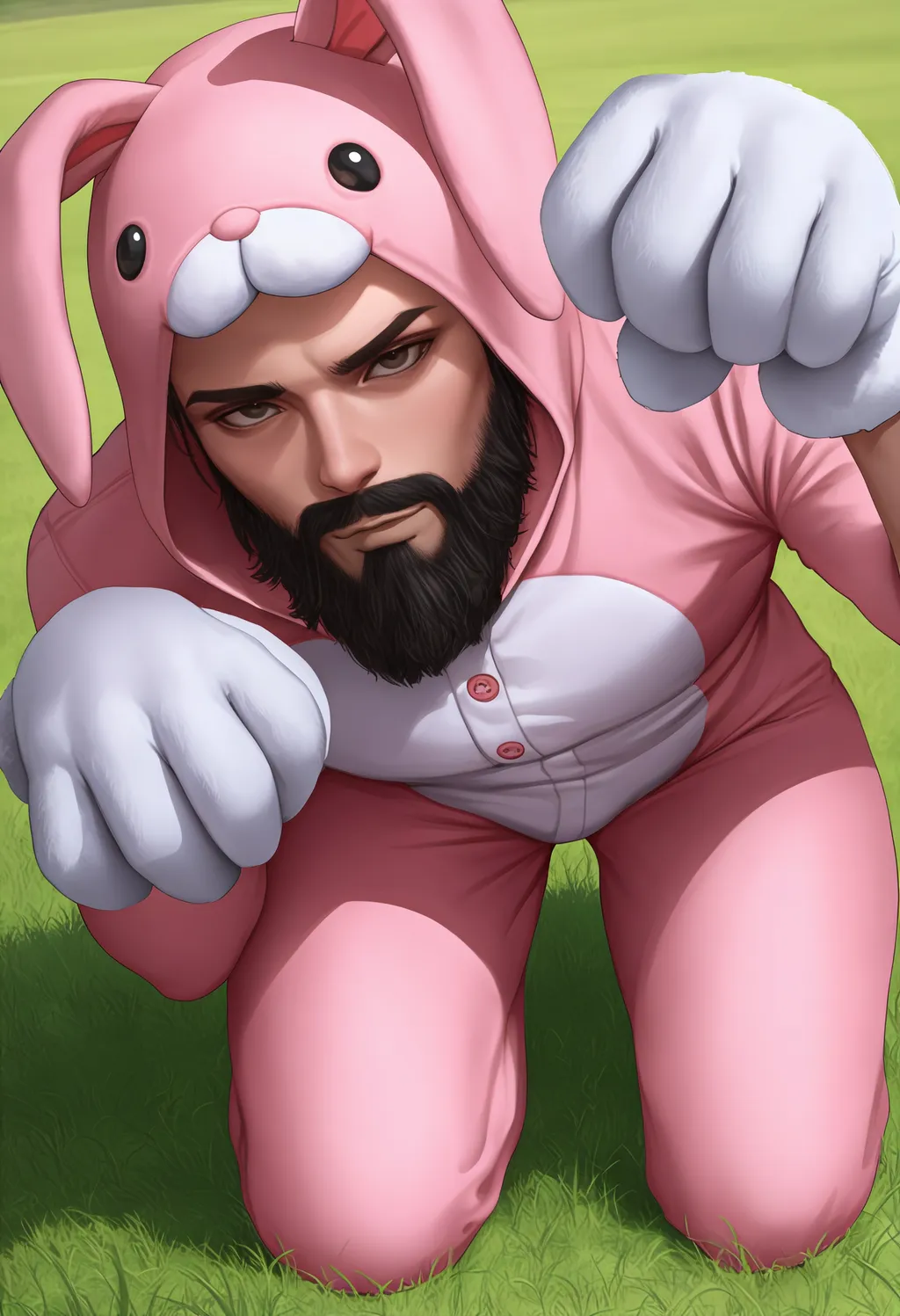 Stable Diffusion image: solo, animal ears - by NorthSpirit