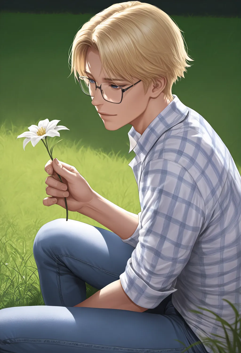 Stable Diffusion image: solo, flower - by NorthSpirit