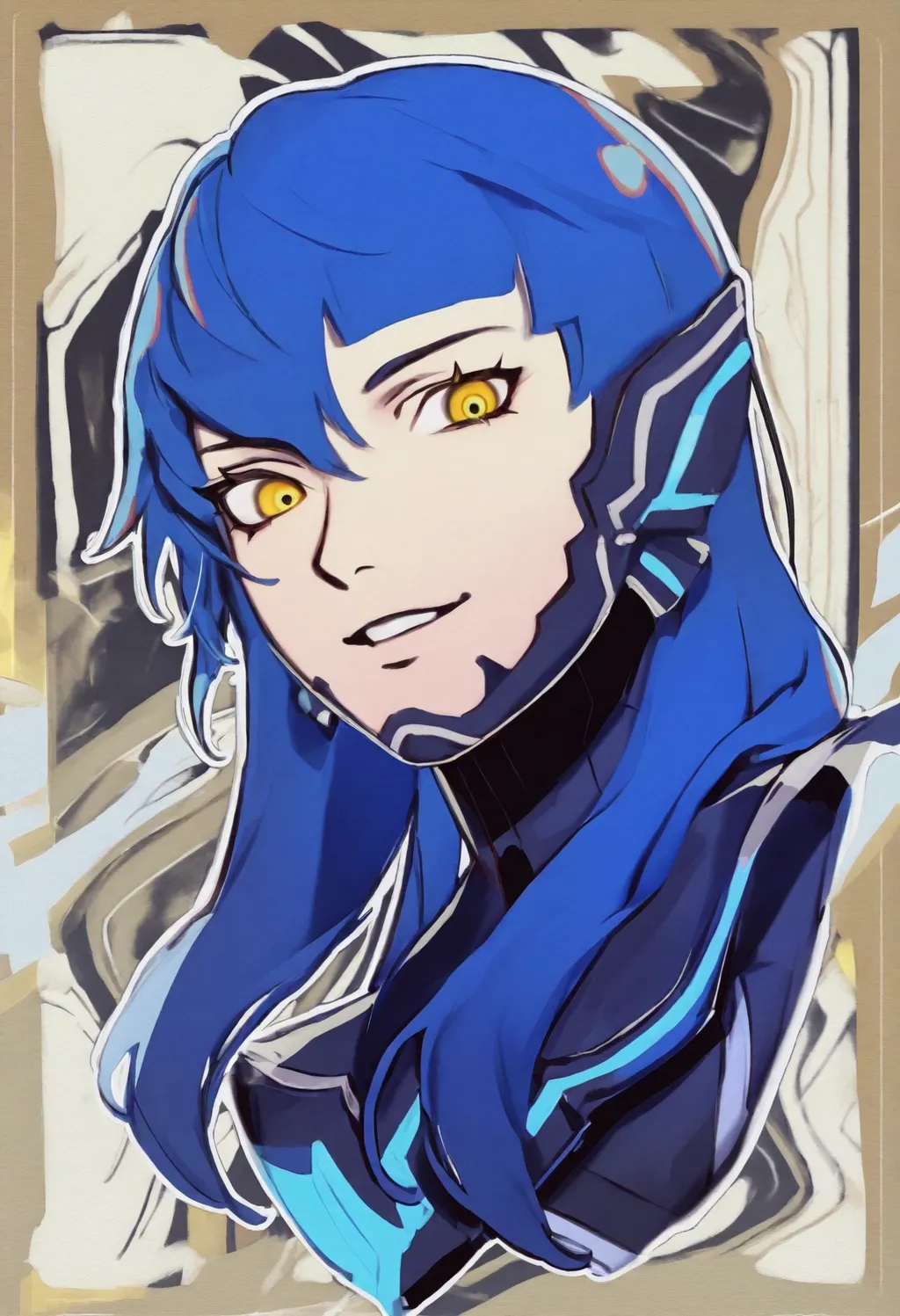 Stable Diffusion image: solo, long hair - by bsinky