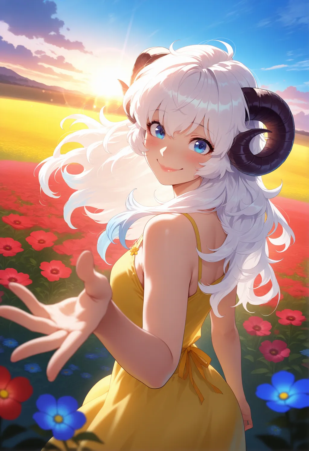 Stable Diffusion image: 1girl, solo - by FallenIncursio