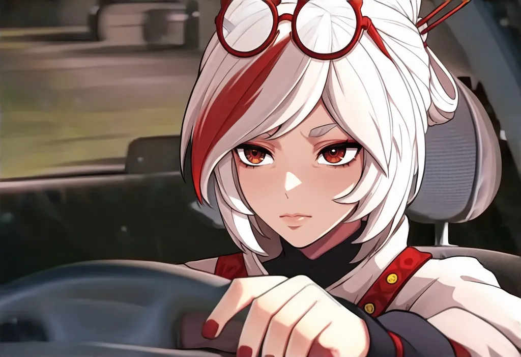 Doakes in the car - Concept LoRA - by mfcg:crushed: