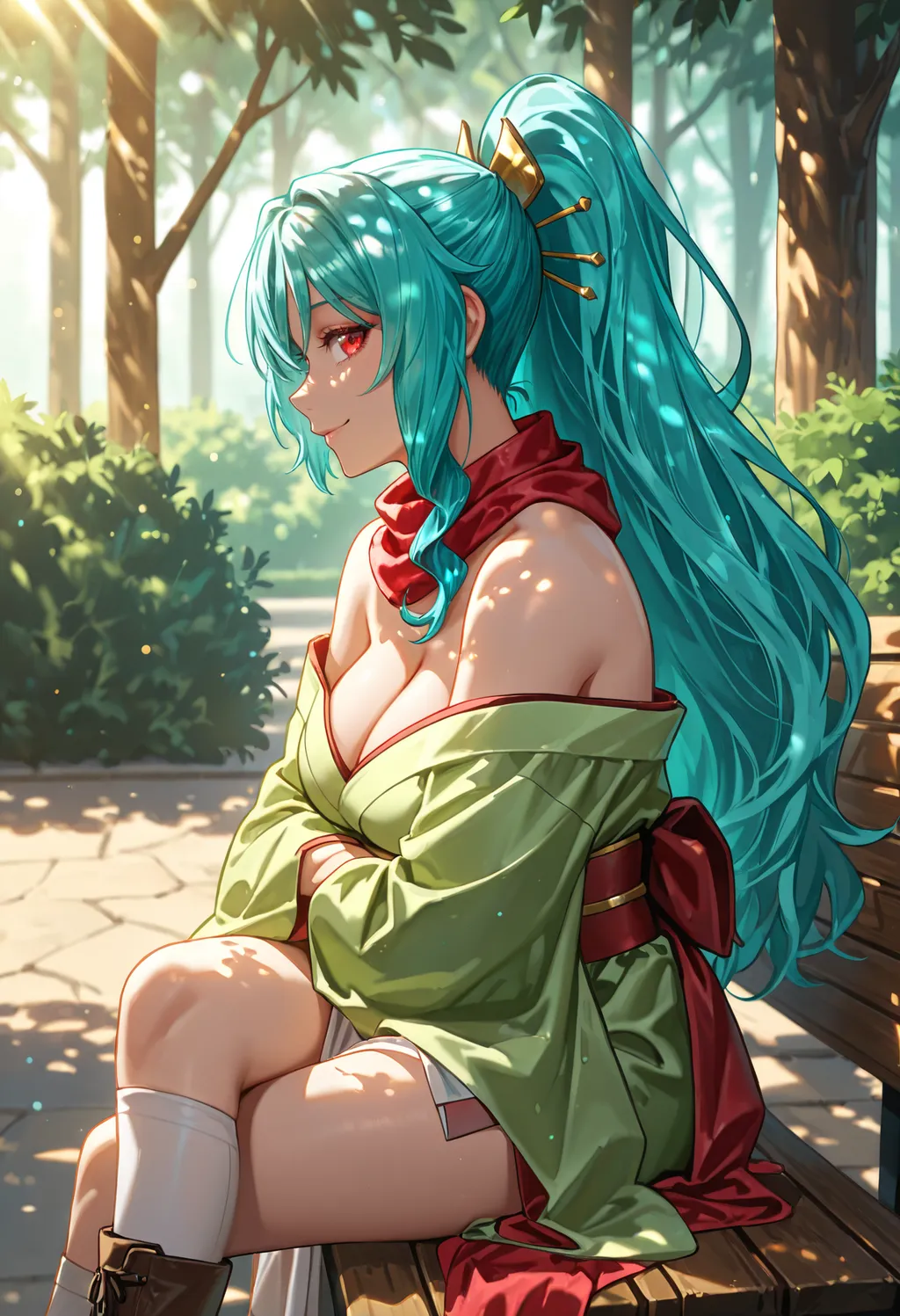 Tomoe | Tsuki ga Michibiku Isekai Douchuu - by Stefanius