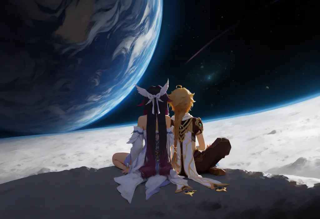 Stable Diffusion image: 1girl, long hair - by FallenIncursio