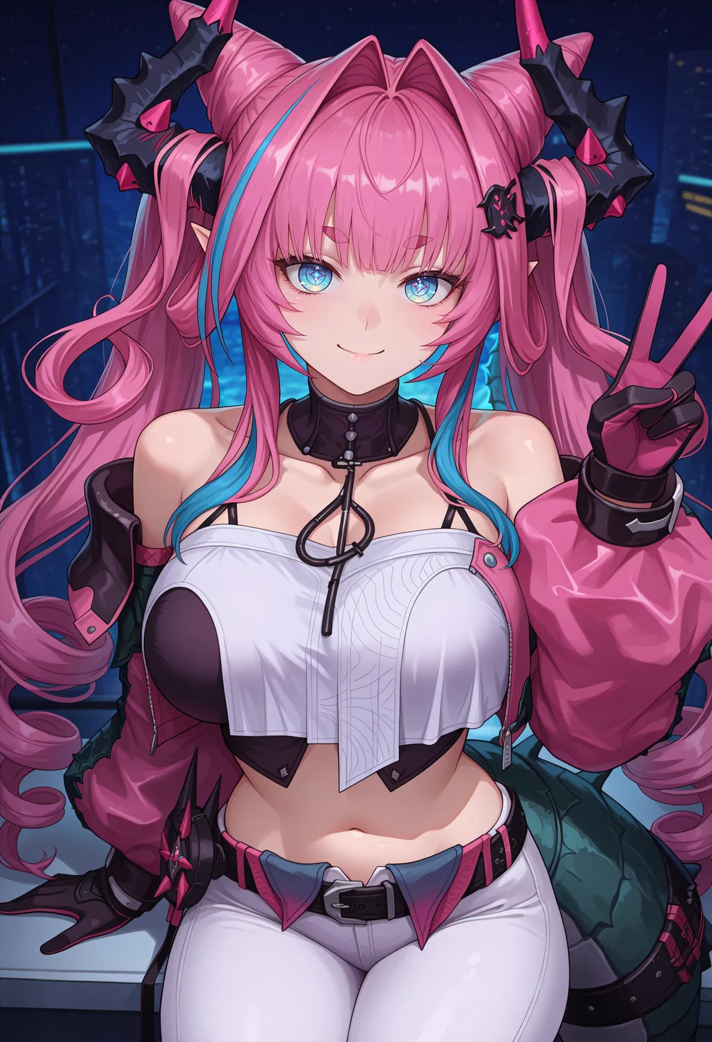 Stable Diffusion image: 1girl, solo - by FallenIncursio